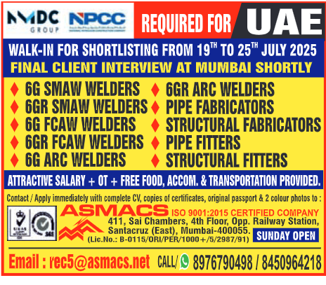 uae-welder-fabricator-jobs-mmdc-npcc-client-interview-mumbai-july-2025