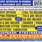 QATAR – URGENT LARGE VACANCY