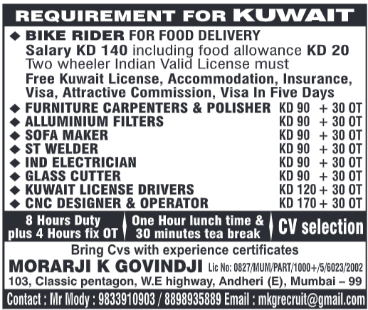 Urgent Job Openings in Kuwait 🇰🇼 | Free Visa & Accommodation | Apply Now!