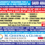 URGENT Oil & Gas Jobs in Saudi Arabia | Client Interviews in Mumbai & Surat for Fabricators, Welders, Riggers & More