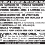 Urgently Required: Multiple Engineering & Technical Roles in Saudi Arabia | PAMA International Recruitment