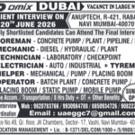 Urgent Client Interview: Foreman, Mechanic, Electrician & More for Dubai with Omix – Mumbai, 20th June 2026