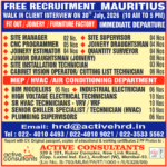 🌴 Free Recruitment Mauritius 2026: Walk-in Interviews for Fit Out, Joinery, Furniture & MEP/HVAC Professionals! 🛠️