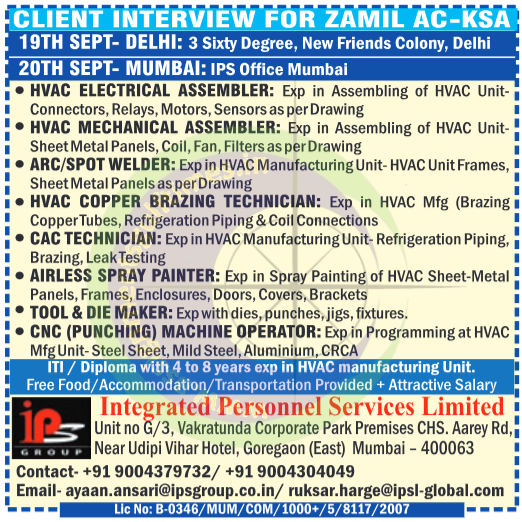 Client Interview for Zamil AC, KSA | HVAC Jobs in Saudi Arabia | Integrated Personnel Services