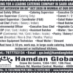 Walk-in Interview: Catering & Hospitality Jobs in Saudi Arabia | Hamdan Global Mumbai | Oct 6, 2026
